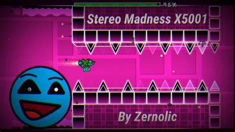 Stereo Madness X5001 By Zernolic Geometry Dash Youtube