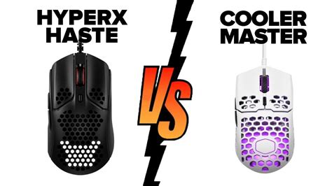 hyperx pulsefire haste  cooler master mm  mouse   youtube