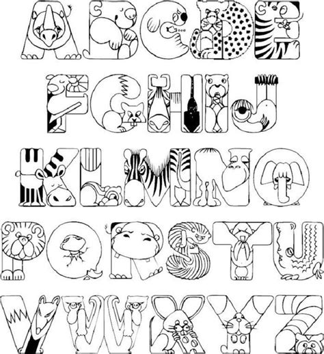 alphabet coloring pages baby shower abc coloring pages alphabet