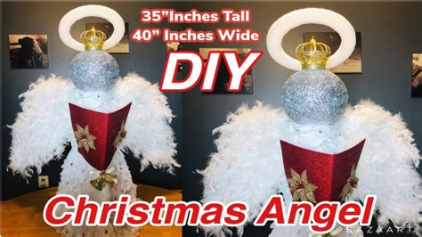 dollar tree diy christmas angel inches tall inches