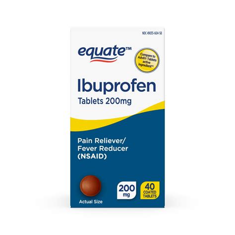 equate ibuprofen tablets  mg  count walmartcom walmartcom