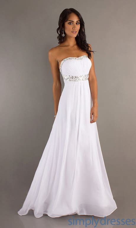 strapless white dress natalie