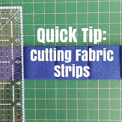 quick tip cutting fabric strips  crafty mummy