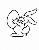 Bunny Easter Coloring Pages Kids Rabbit Happy Printable Print Drawing Cute Line Rabbits Color Simple Little Getdrawings Chocolate Hellokids Bestcoloringpagesforkids sketch template