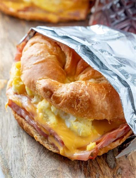 easy croissant breakfast sandwiches recipes  cook breakfast