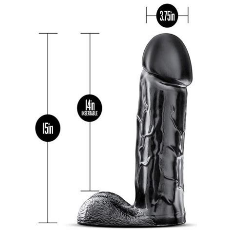 jet brutalizer 15 super sized realistic dildo black sex toys
