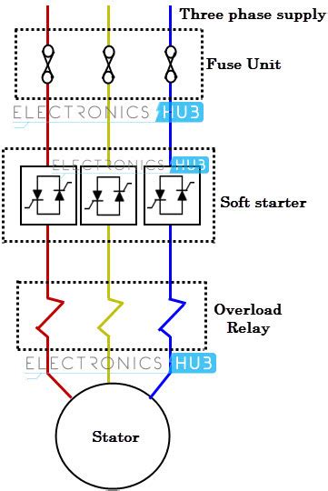 soft starter wiring diagram