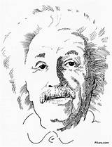 Einstein Albert Coloring Pages Getdrawings Print Getcolorings Printable sketch template