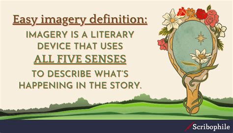 imagery  literature definition  examples