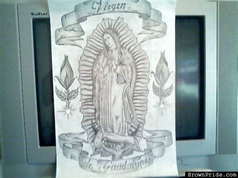 How To Draw Virgen De Guadalupe Imagui
