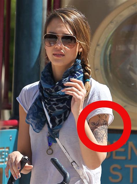 Jessica Albas Tattoos Why She Regrets Or Doesnt Regret Them