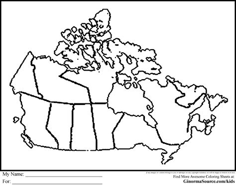 canada coloring pages map educational pinterest social studies