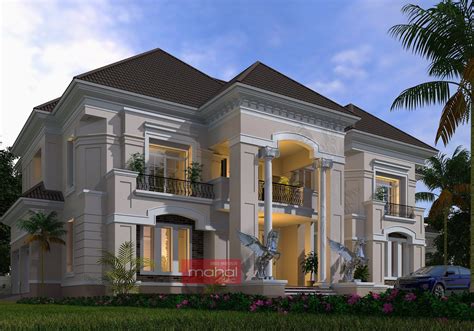 contemporary nigerian residential architecture  kie village mansion house  design