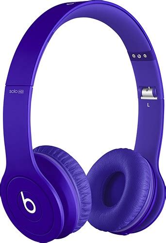 buy beats  dr dre beats solo hd  ear headphones drenched  purple