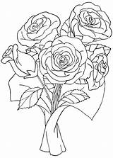 Bouquet Coloriages Wonder sketch template