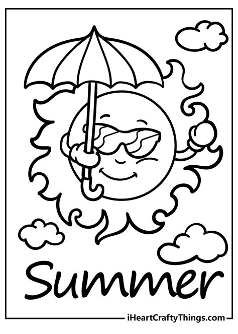 summer coloring page crayola   summer coloring pages