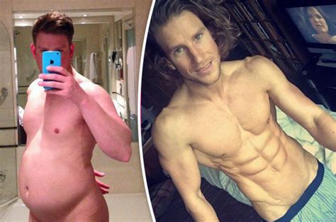 obese man sheds 14st and becomes ripped fitness model after dad s