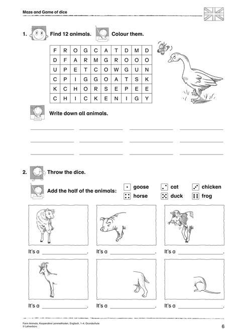 arbeitsblaetter  klasse englisch worksheets words