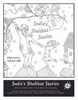 Shabbat Stories Sadie Coloring Activities Pages sketch template