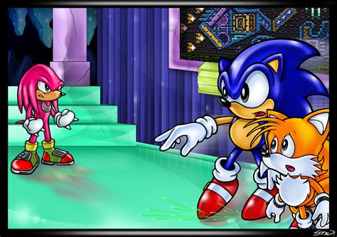 Sonic And Tails Vs Knuckles In Hidden Palace Sonic The