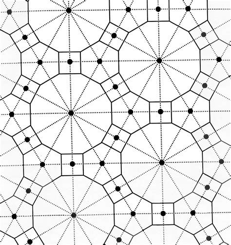 geometric tessellations coloring pages coloring home