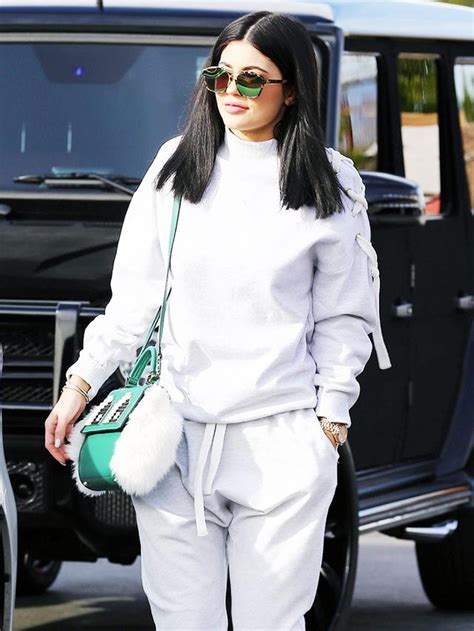 kylie jenners trick   sweatpants  expensive whowhatwear