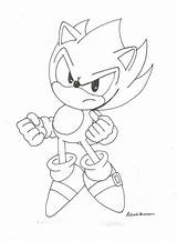 Sonic Super Coloring Pages Classic Dark Drawing Hedgehog Color Print Chan Robie Tracing Stripes Bad Case Printable Drawings Getdrawings Deviantart sketch template