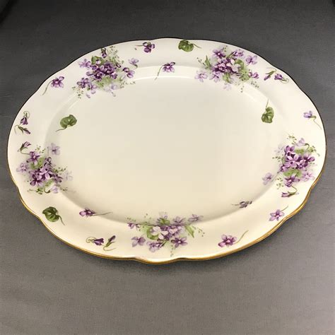 hammersley victorian violets medium platter echos china