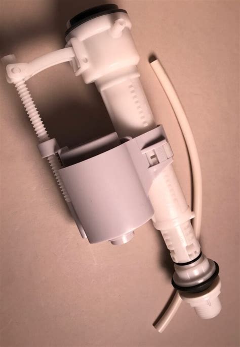 universal replacement toilet fill valve  internal detachable cleanable filter  nuflush