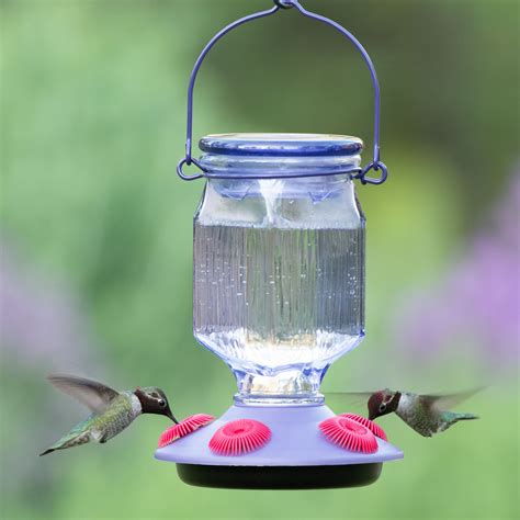 perky pet lavender field top fill glass hummingbird feeder walmartcom walmartcom