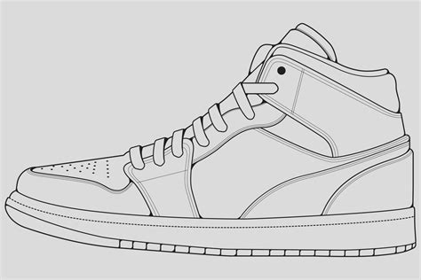 shoe template vector art icons  graphics
