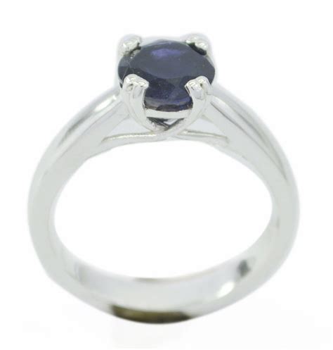 Grand Iolite 925 Sterling Silver Blue Ring Natural Simply Us