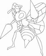 Beedrill Coloring sketch template