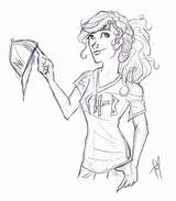 Annabeth Percy sketch template