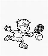 Tennis Coloring Pages Sports Printable Player Play Kids Drawing Color Court Sport Sheets Board Getdrawings Book Choose Racket Print Getcolorings sketch template