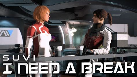Mass Effect Andromeda Suvi Romance 3 Tea Time With Suvi Youtube