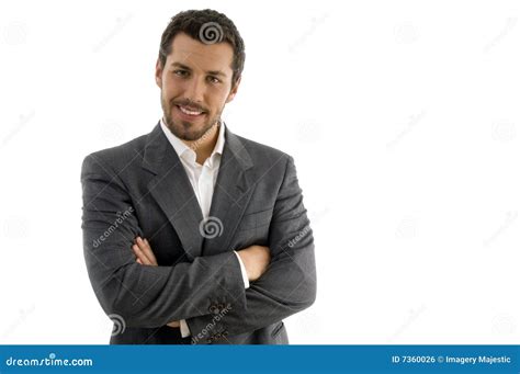 portrait  businessman  folded hands stock photo image   american