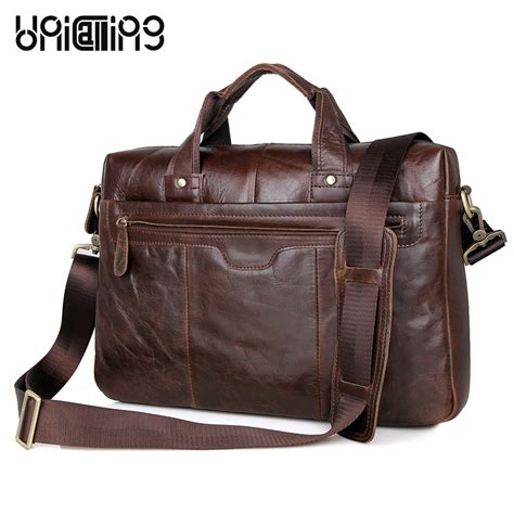 handbag men fashion vintage men leather handbag laptop leather bag