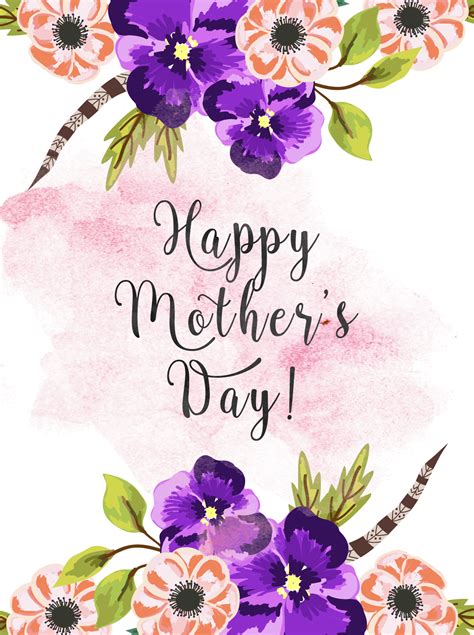 printable mothers day card  mothers day cards happy mothers day