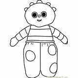 Ooo Igglepiggle Coloringpages101 sketch template