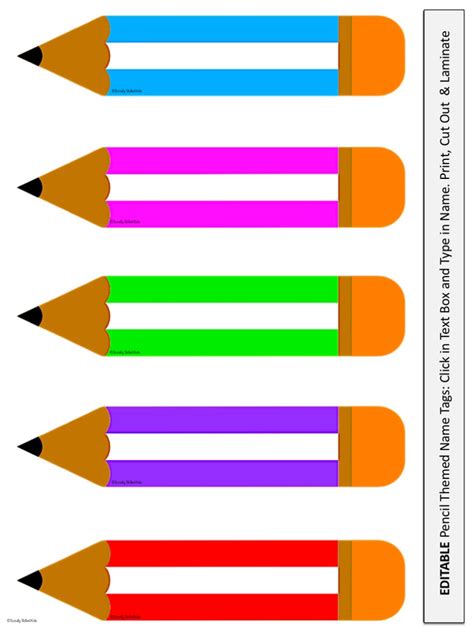 pencil themed  tagsclassroom labels freebie socially skilled kids
