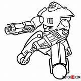 Fallout Sentry Armor Clipartmag Motorized Transparant Sketchok sketch template