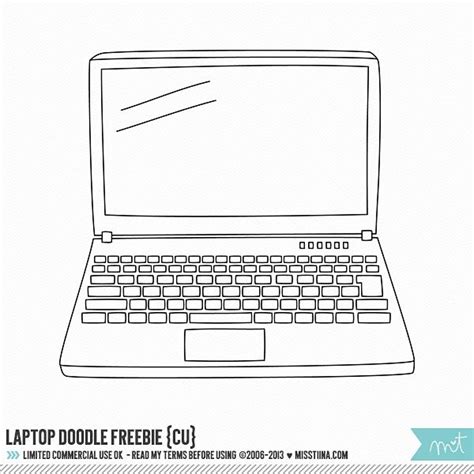 printable picture  laptop coloring pages