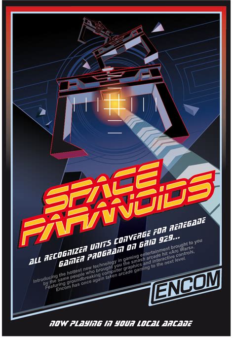 arcade game posters