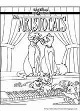 Coloring Pages Aristocats sketch template