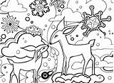 Winter Coloring Printable Pages Holiday Getcolorings sketch template