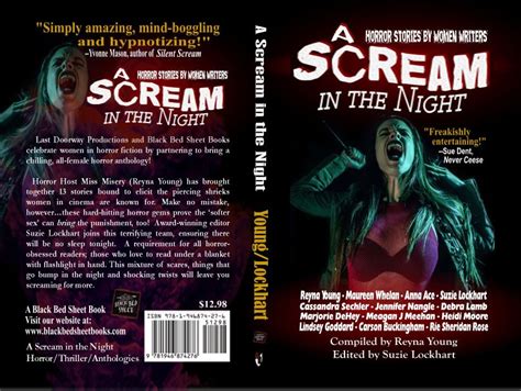 A Scream In The Night Black Bed Sheet Books