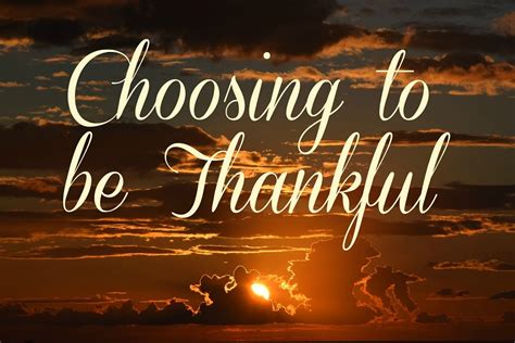 choosing   thankful worshipful living