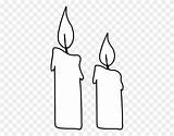 Coloring Candles Clip Pages sketch template