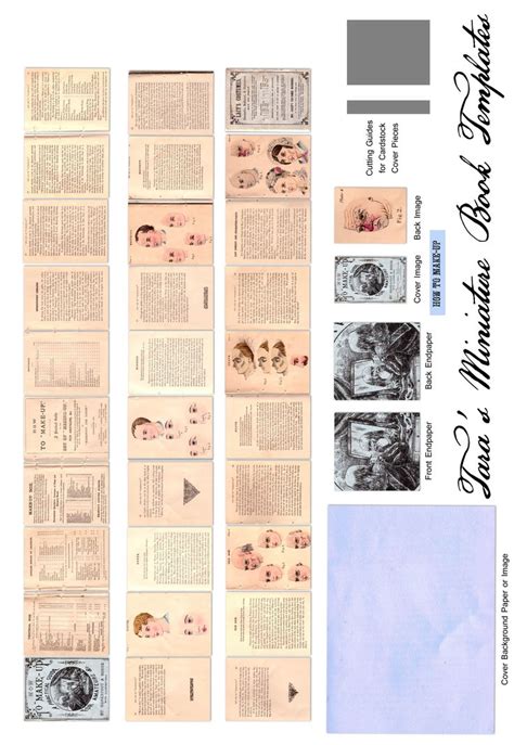 images  printable book covers  miniature books